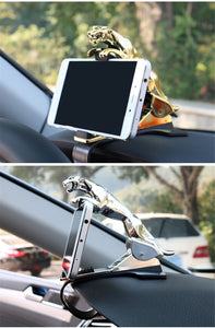 Leopard Car Phone Clip Holder